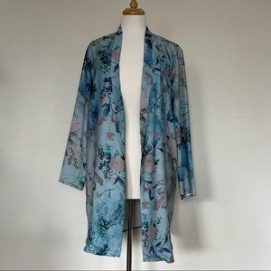 Gorgeous Kimono by ASOS Floral Print Midi Length